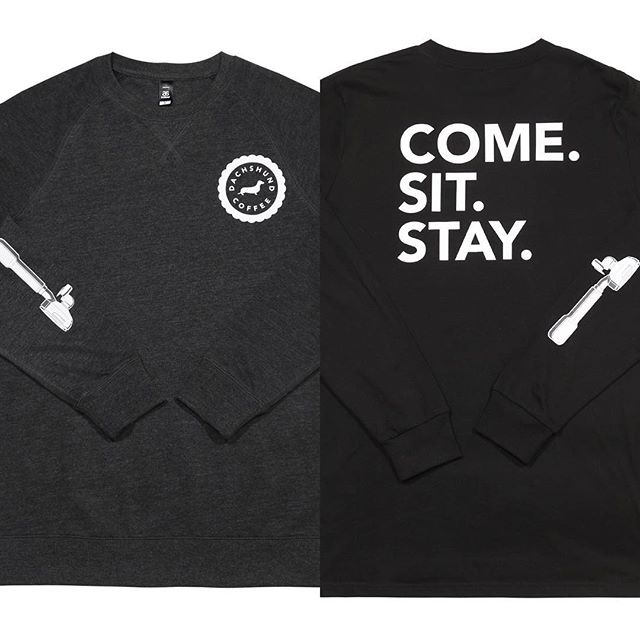 Know a friend who is fanatical about Dachshund? Or are you just a DC loyalist. 🙋🏼&zwj;♂️😏
Did you know that you can now but COME. SIT. STAY. merchandise online now. Follow the link in our bio and start rep&rsquo;n  DC.
#dachshundcoffee #comesitst